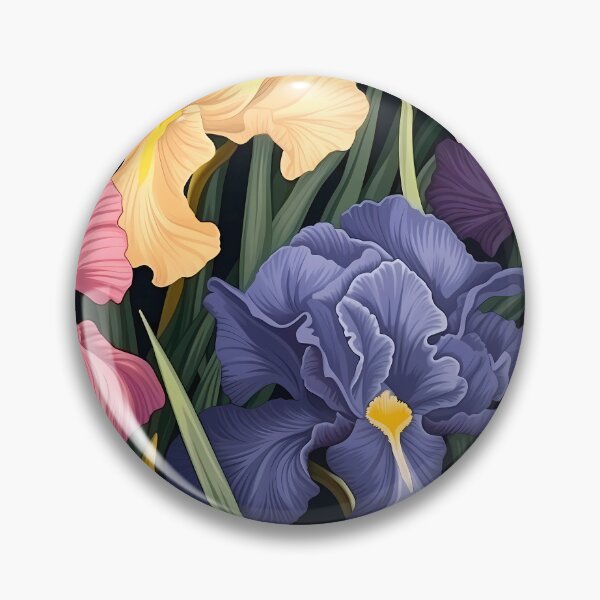 Item preview, Floral Pattern - Iris designed and sold by MTJ-Mushrooms.