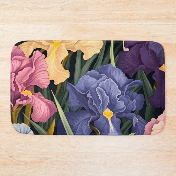 Item preview, Floral Pattern - Iris designed and sold by MTJ-Mushrooms.