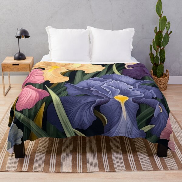 Item preview, Floral Pattern - Iris designed and sold by MTJ-Mushrooms.