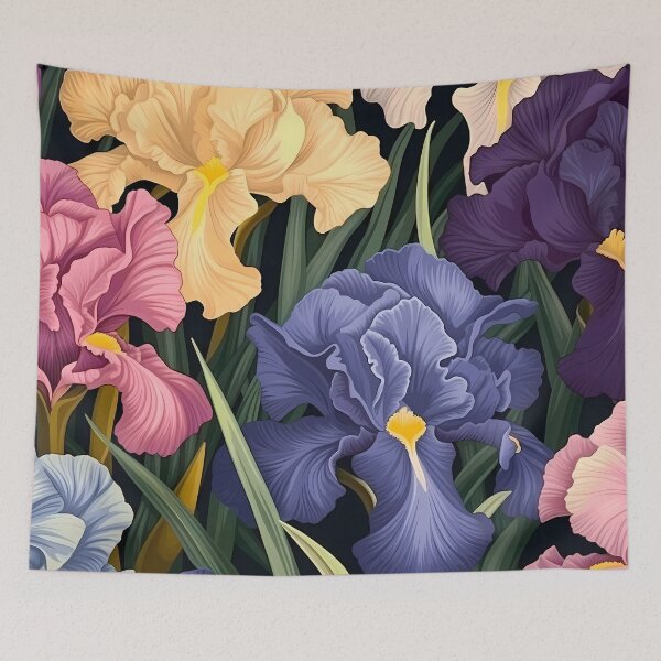 Item preview, Floral Pattern - Iris designed and sold by MTJ-Mushrooms.