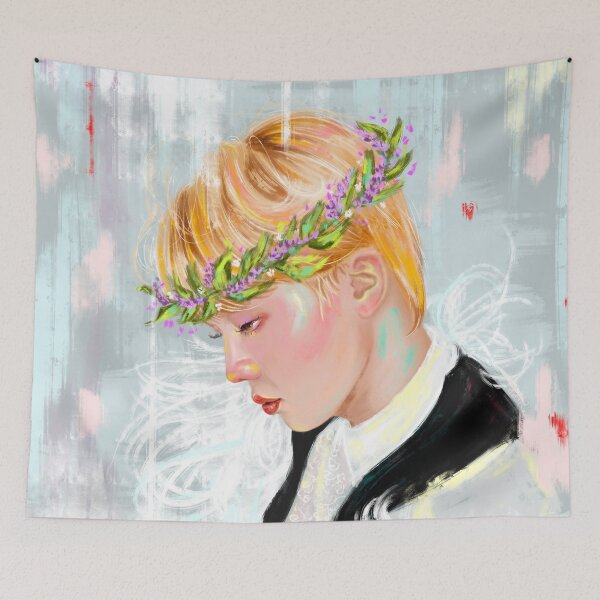 Item preview, Seokjin, lavender hazed crown  designed and sold by MarmarArts.