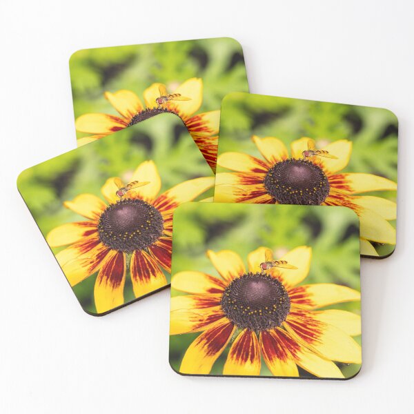 Item preview, Hoverfly On Rudbeckia designed and sold by Tanya C  Smith.
