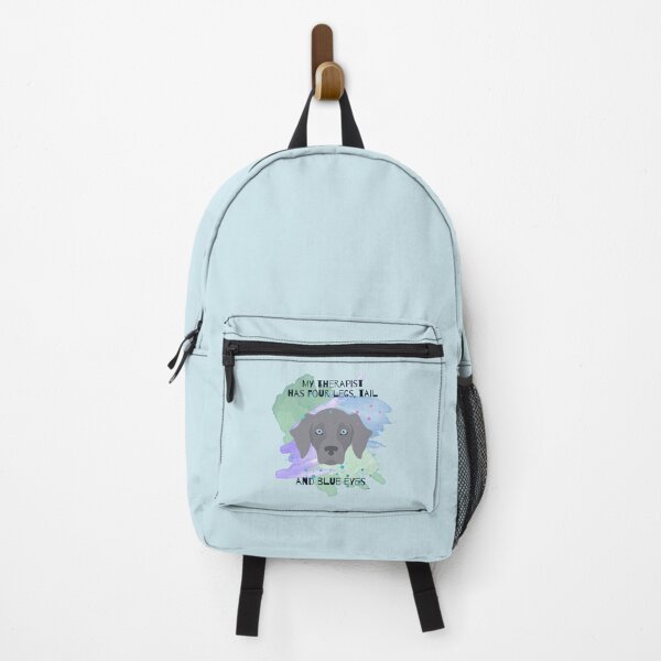 Item preview, WEIMARANER: My therapist has four legs, tail and blue eyes designed and sold by Osobliwe.