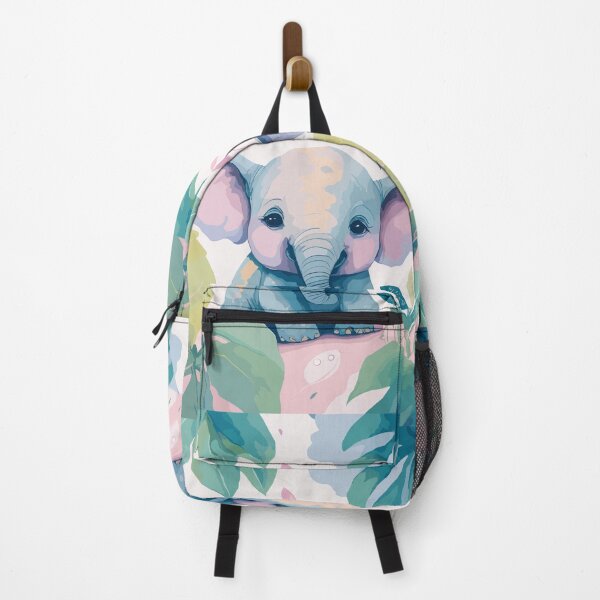 Item preview, Joyful Elephant Amongst the Leaves designed and sold by blocarteartwork.