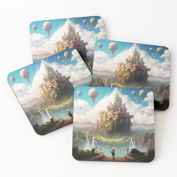 Item preview, Enchanted Citadel wall art designed and sold by MystiCanvas.