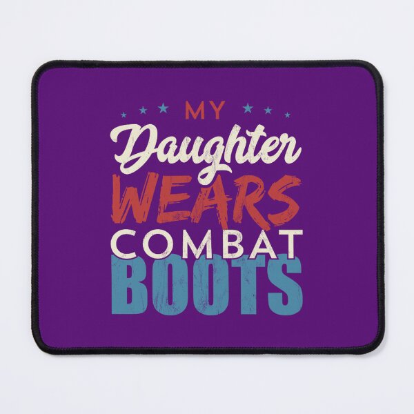 Item preview, my daughter wears combat boots noirty designs transparent	 designed and sold by utrgwwtbl53.