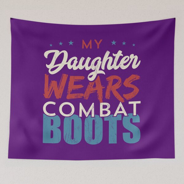 Item preview, my daughter wears combat boots noirty designs transparent	 designed and sold by utrgwwtbl53.