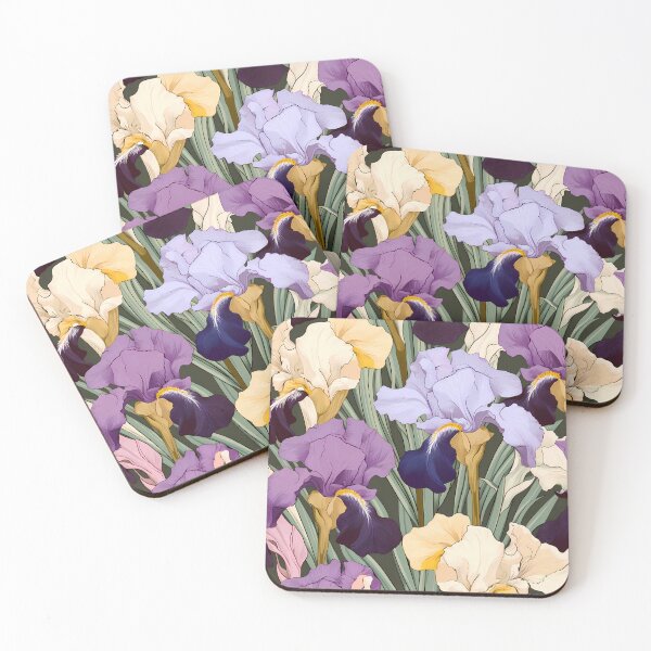 Item preview, Floral Pattern - Iris designed and sold by MTJ-Mushrooms.