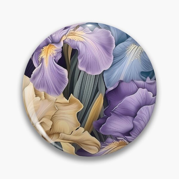 Item preview, Floral Pattern - Iris designed and sold by MTJ-Mushrooms.