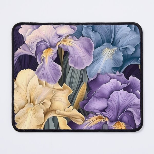 Item preview, Floral Pattern - Iris designed and sold by MTJ-Mushrooms.