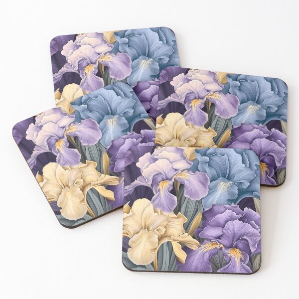 Item preview, Floral Pattern - Iris designed and sold by MTJ-Mushrooms.