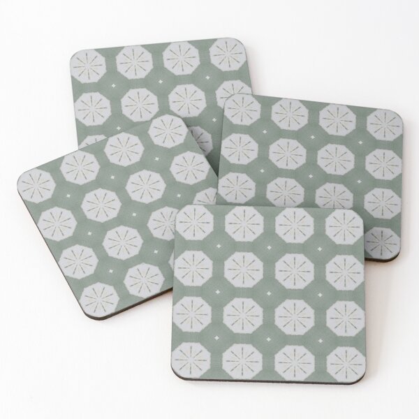 Item preview, Green Glimpse by Jenny Meehan 2 Pattern Art  designed and sold by Jenny Meehan Art Prints and Patterns  .