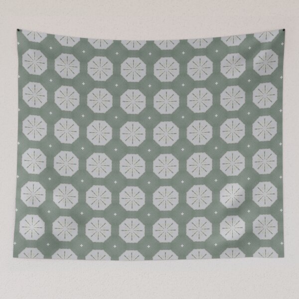 Item preview, Green Glimpse by Jenny Meehan 2 Pattern Art  designed and sold by Jenny Meehan Art Prints and Patterns  .