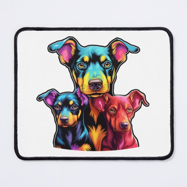 Item preview, Enchanting, Colourful and Vibrant Doberman Pinscher Puppies designed and sold by CatDogBin.