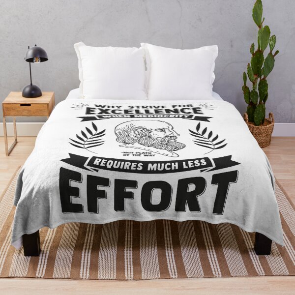 Item preview, Plato Demotivational Quotes - Why Strive for Excellence designed and sold by CMTees.