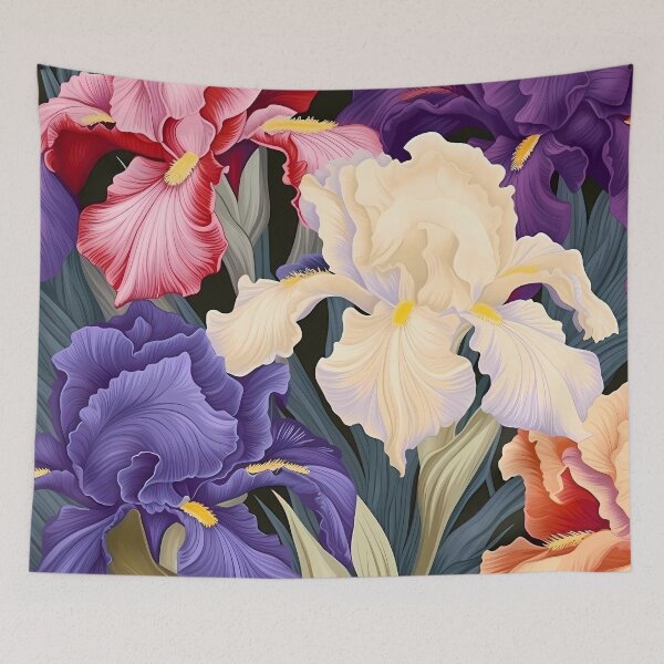 Item preview, Floral Pattern - Iris designed and sold by MTJ-Mushrooms.