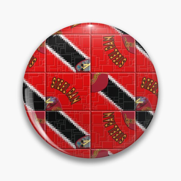 Item preview,  GREAT TRINIDAD AND TOBAGO FLAG CARNIVAL SOUVENIR - STEEL PAN FLAG MUSIC INSTRUMENT NOTES FANTASY - GREAT GIFT FOR CALYPSO LOVER designed and sold by Ralek.