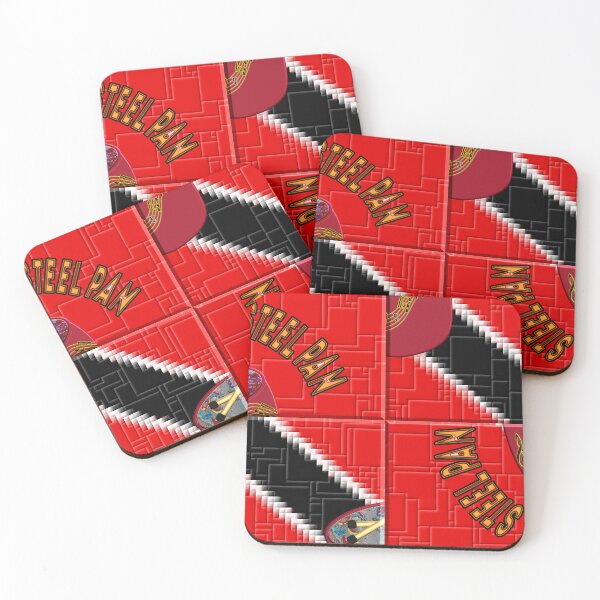 Item preview,  GREAT TRINIDAD AND TOBAGO FLAG CARNIVAL SOUVENIR - STEEL PAN FLAG MUSIC INSTRUMENT NOTES FANTASY - GREAT GIFT FOR CALYPSO LOVER designed and sold by Ralek.