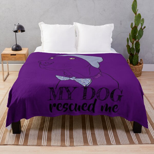 Item preview, My dog rescued me, pitlab illustration	 designed and sold by utrgwwtbl53.