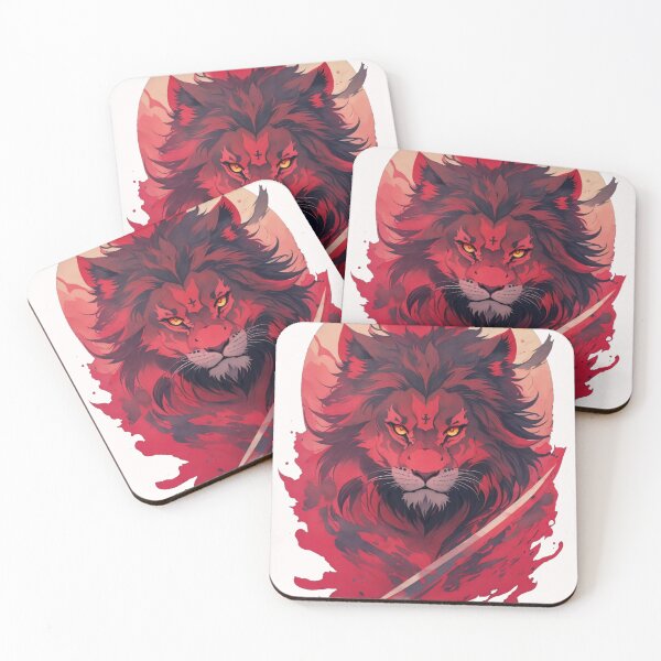 Item preview, Cool Colorful Vector 3D Ninja Lion designed and sold by RonaldoArt.