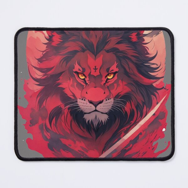 Item preview, Cool Colorful Vector 3D Ninja Lion designed and sold by RonaldoArt.