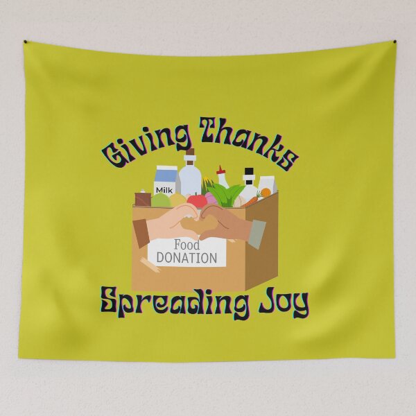 Item preview, Giving Thanks, Spreading Joy designed and sold by mamolebo.