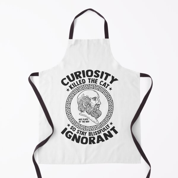 Item preview, Plato Demotivational Quotes - Curiosity Killed the Cat designed and sold by CMTees.
