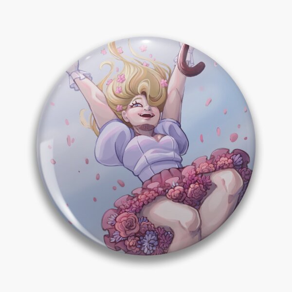 Item preview, Girl in a shower of petals designed and sold by Aledoodlegirl.