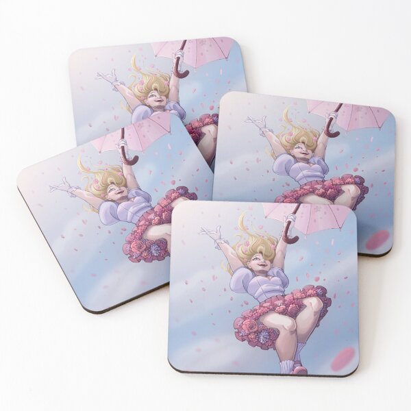 Item preview, Girl in a shower of petals designed and sold by Aledoodlegirl.