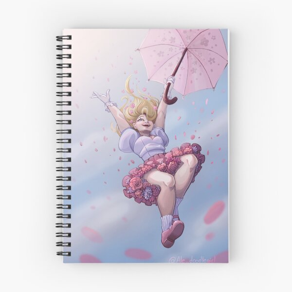 Item preview, Girl in a shower of petals designed and sold by Aledoodlegirl.