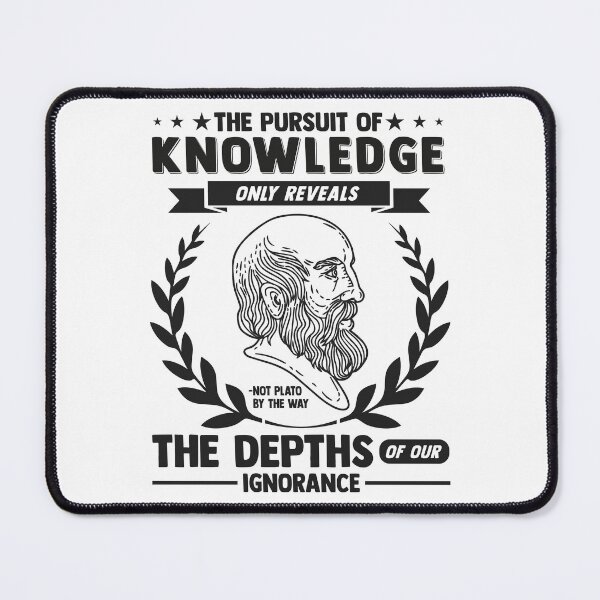 Item preview, Plato Demotivational Quotes - The Depths of Our Ignorance designed and sold by CMTees.