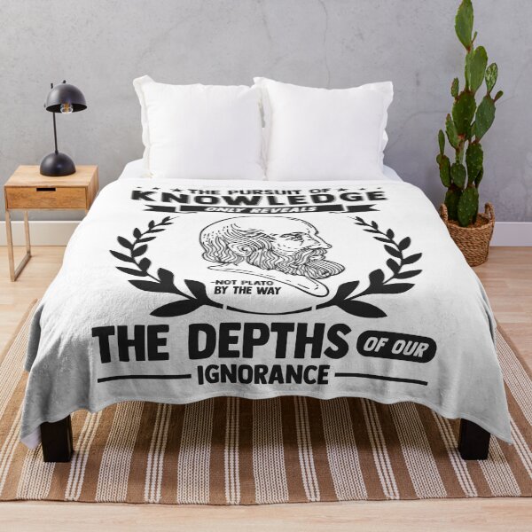 Item preview, Plato Demotivational Quotes - The Depths of Our Ignorance designed and sold by CMTees.
