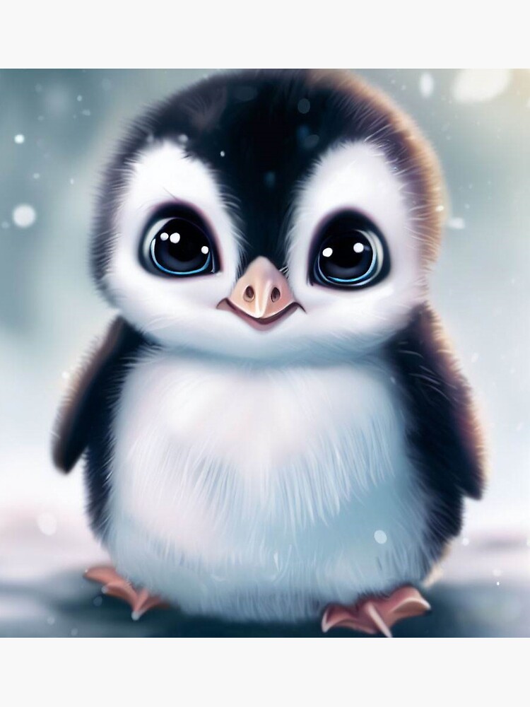 Ein baby Pinguin Poster von Max Ronn