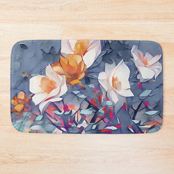 Item preview, Blossoms on Gray Textures  designed and sold by Dana Roper.