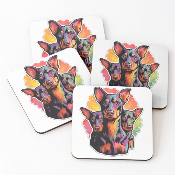 Item preview, Curious, Endearing and Colourful Doberman Pinscher Puppies designed and sold by CatDogBin.