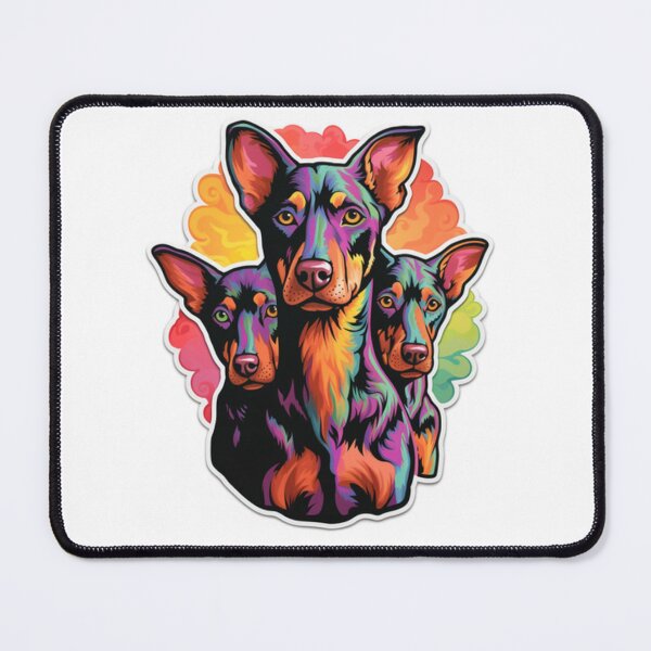 Item preview, Curious, Endearing and Colourful Doberman Pinscher Puppies designed and sold by CatDogBin.