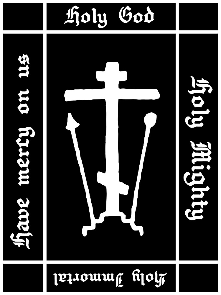 Christian Flag Black Chi Rho Antifa Sticker for Sale by thecamphillips