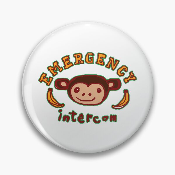 Item preview, emergency intercom monkey designed and sold by cherrypop04.