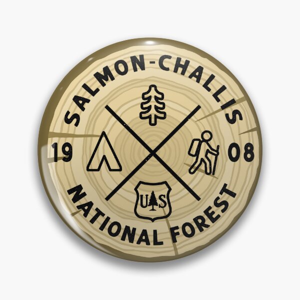 Item preview, Salmon-Challis National Forest Log Slice designed and sold by VanyaKar.