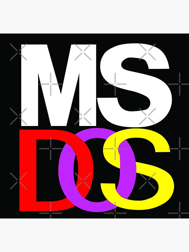 Ms-Dos Logo Hooded Sweatshirt