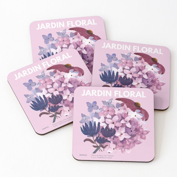 Item preview, Jardin floral designed and sold by BLACK TEAHH.