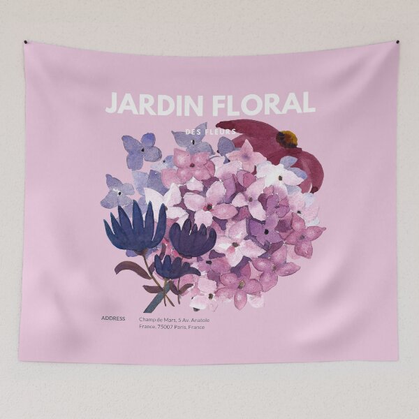 Item preview, Jardin floral designed and sold by BLACK TEAHH.