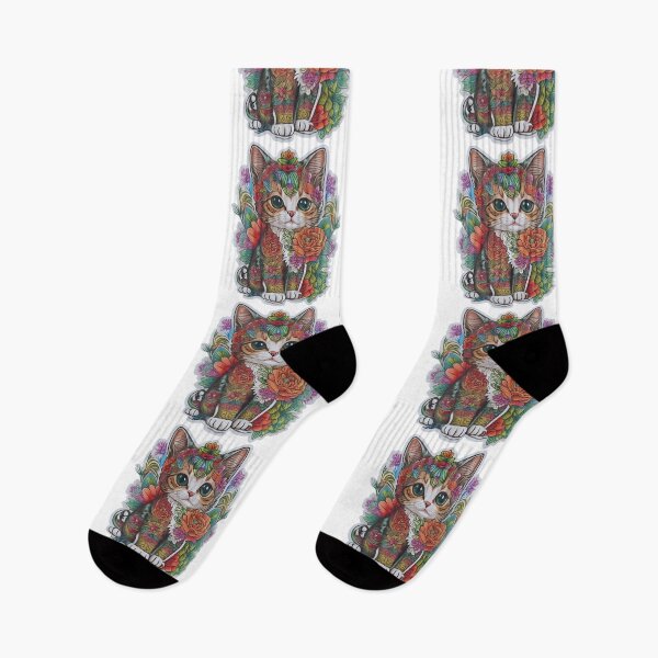 Item preview, kittens and Flowers design designed and sold by varodesign.