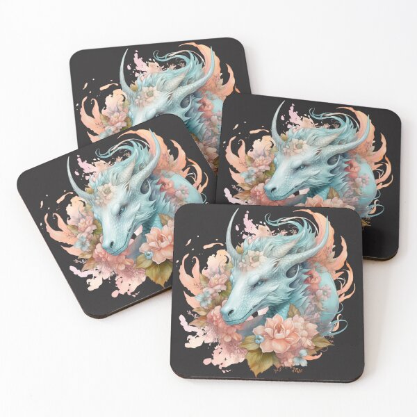 Item preview, Majestic Dragon Among Flowers designed and sold by MarcinCollie.