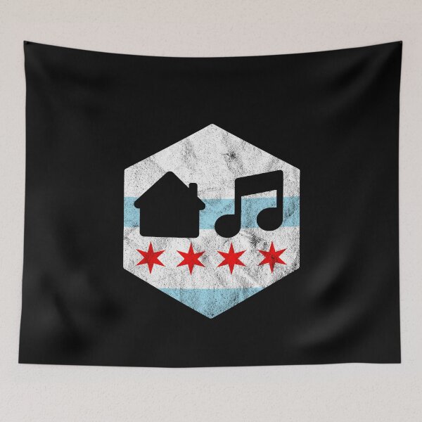 Item preview, Chicago House Music EDM DJ Stylish Aesthetic designed and sold by mBshirts.