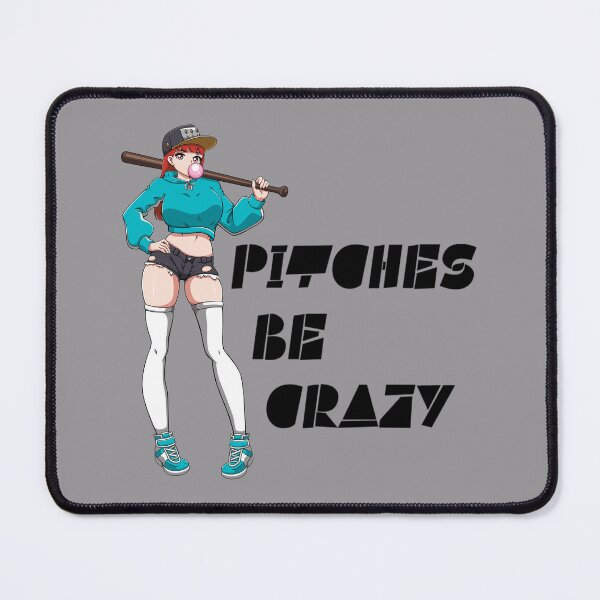 Item preview, Pitches Be Crazy Anime Bat Girl designed and sold by CarleLS.