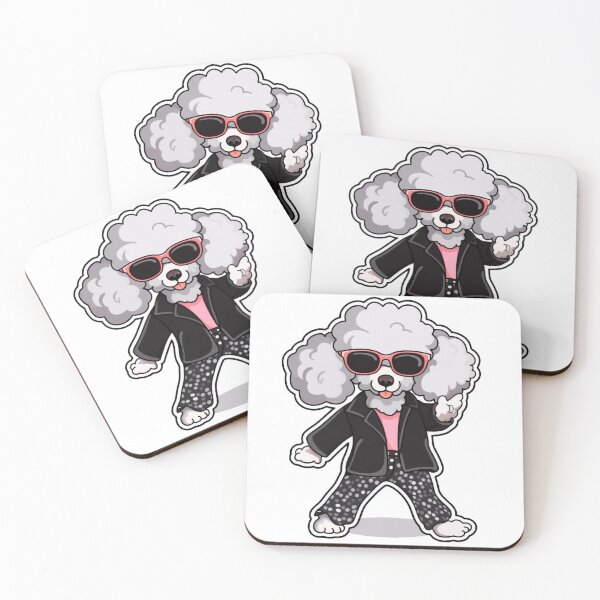 Item preview, Fashionable Poodle Runway Art Print | Chic Canine Couture designed and sold by PaintbrushPlace.