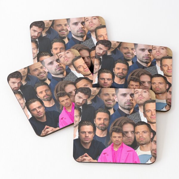 Item preview, Sebastian stan photo collage throw blanket designed and sold by cagslw.