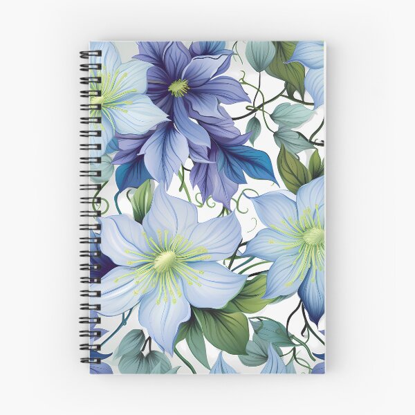 Item preview, Floral Pattern - Clematis designed and sold by MTJ-Mushrooms.