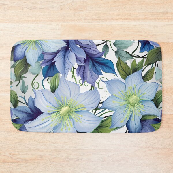 Item preview, Floral Pattern - Clematis designed and sold by MTJ-Mushrooms.